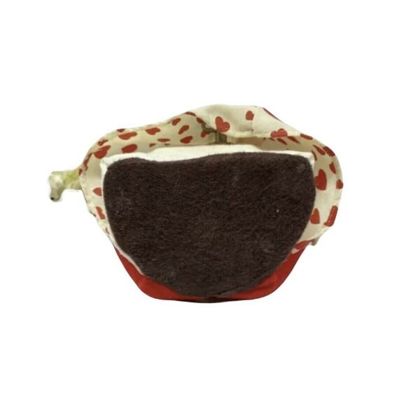 Vintage Valentine’s Day Heart Clown Shelf Sitter Musical Porcelain Girl Doll - Picture 9 of 9